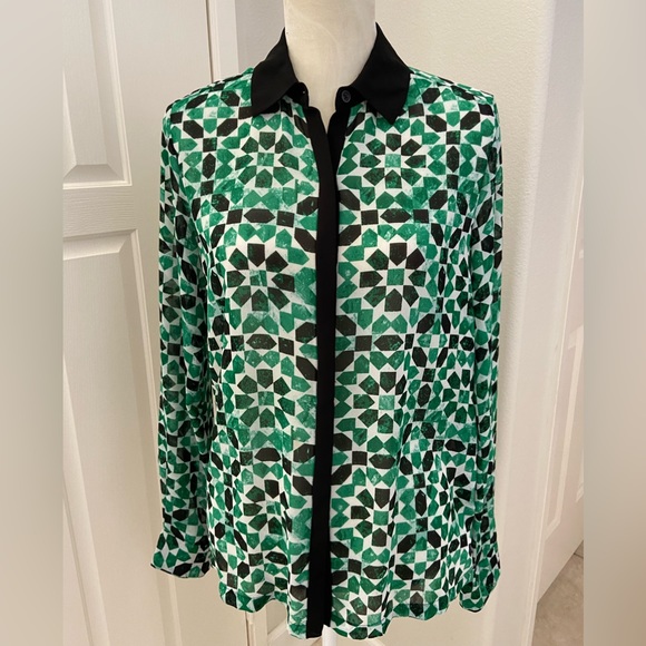 Michael Kors long sleeve blouse. - Picture 1 of 6